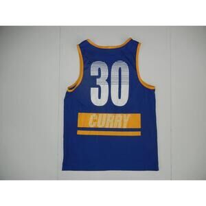Golden State Warriors Blue 30 Stephen Curry Nba Jersey Fan Tank Shirt Mens M